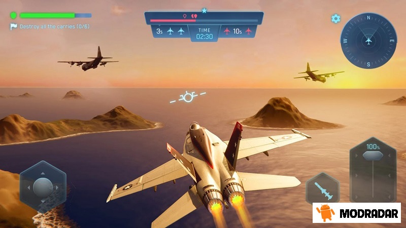 thoa-suc-phieu-luu-tren-khong-trung-cung-sky-warriors-airplane-games-2
